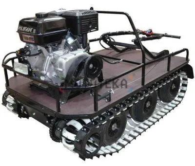 Мотобуксировщик вездеход KOiRA (Койра) TR 9 с понижающим редуктором (для болот). с ручным стартером