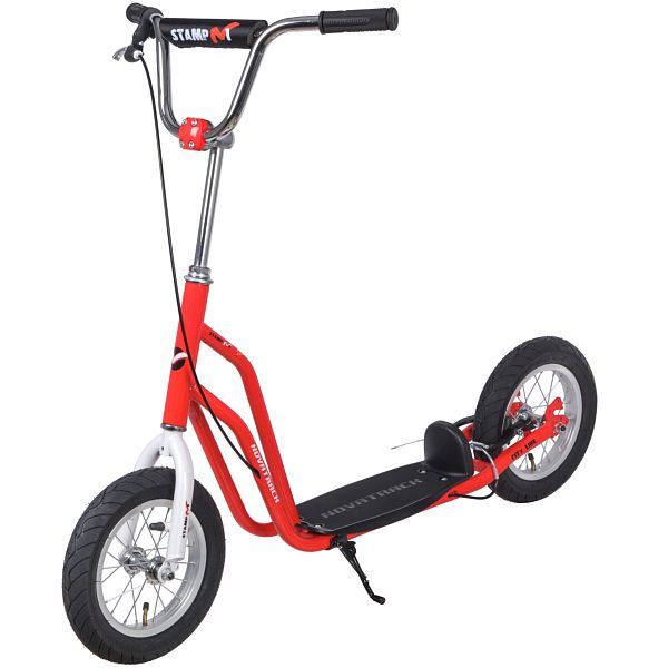 Самокат Novatrack (Новатрак) STAMP N1, красный