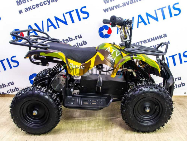 Электроквадроцикл детский Avantis (Авантис) ATV Classic E 800W сафари (машинокомплект) в магазине Мототека по цене 0 ₽