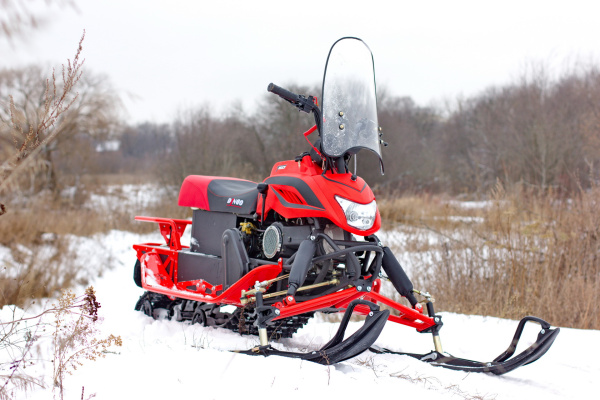 Снегоход IRBIS (Ирбис) Dingo T200 (Ирбис Динго Т200) чёрный/красный с ПСМ | Мототека